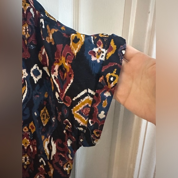 BeachLunchLounge Collection Women’s button-down short sleeve blouse size Large - Picture 5 of 8